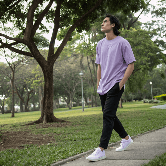 Lavender Oversized Tshirt - Seassons