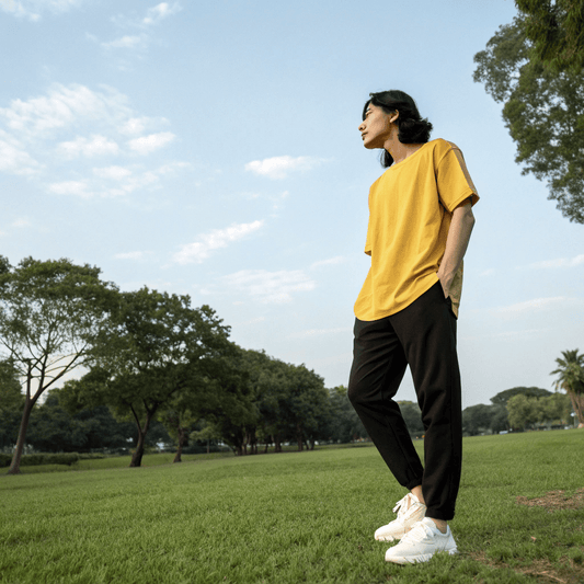 Mustard Yellow Oversized Tshirt - Seassons