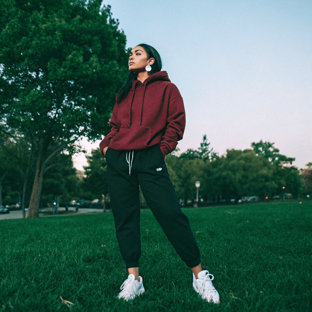 Maroon Oversized Hoodie - Seassons