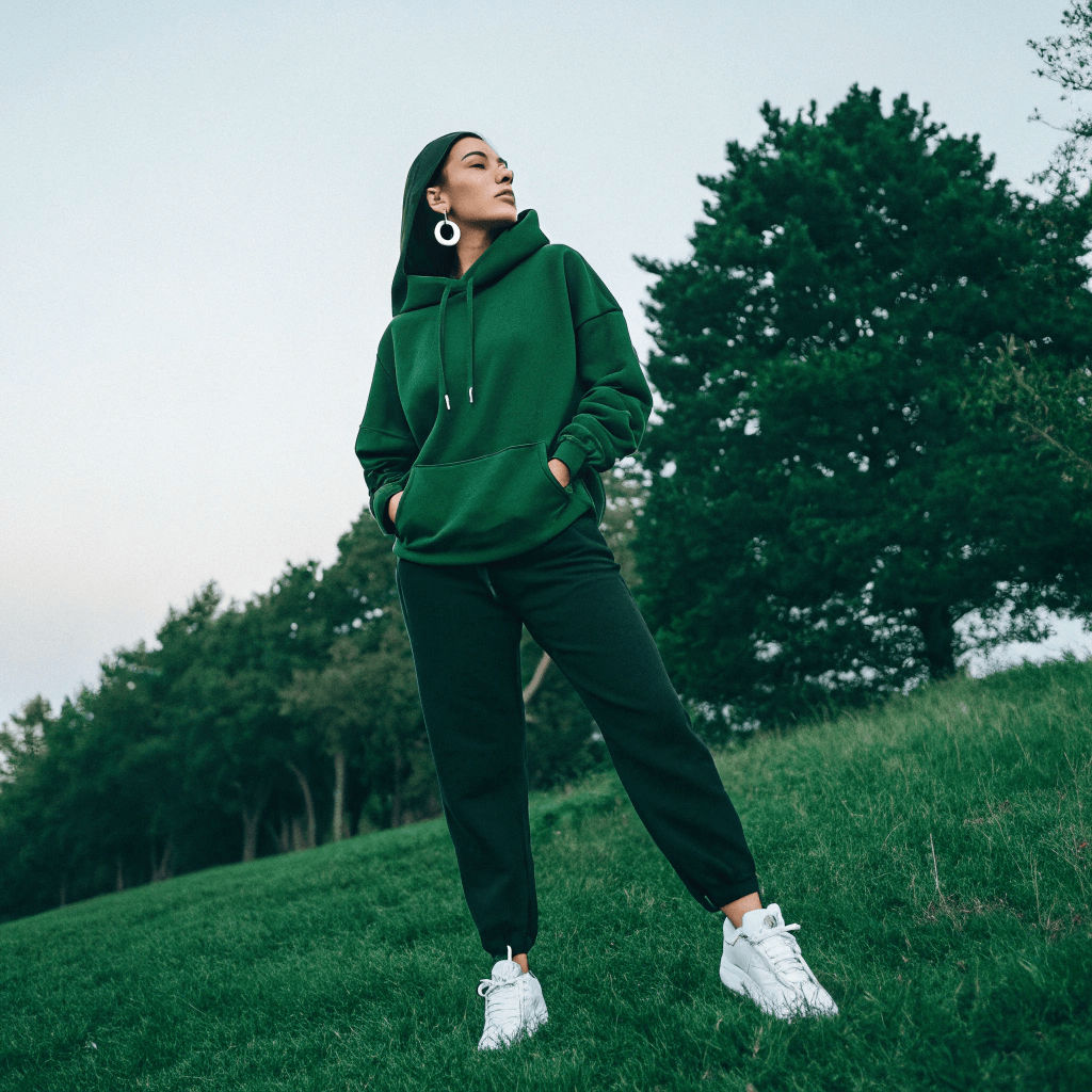 Green Oversized Hoodie - Seassons