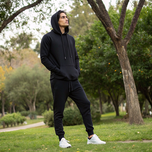 Shadow Black Oversized Hoodie