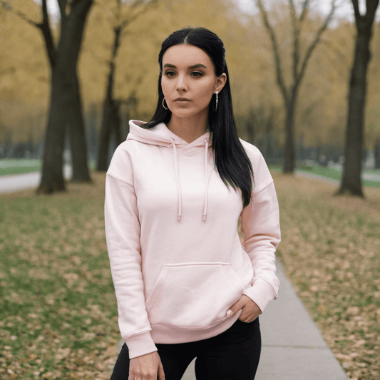 Basic Baby Pink Hoodie - Seassons