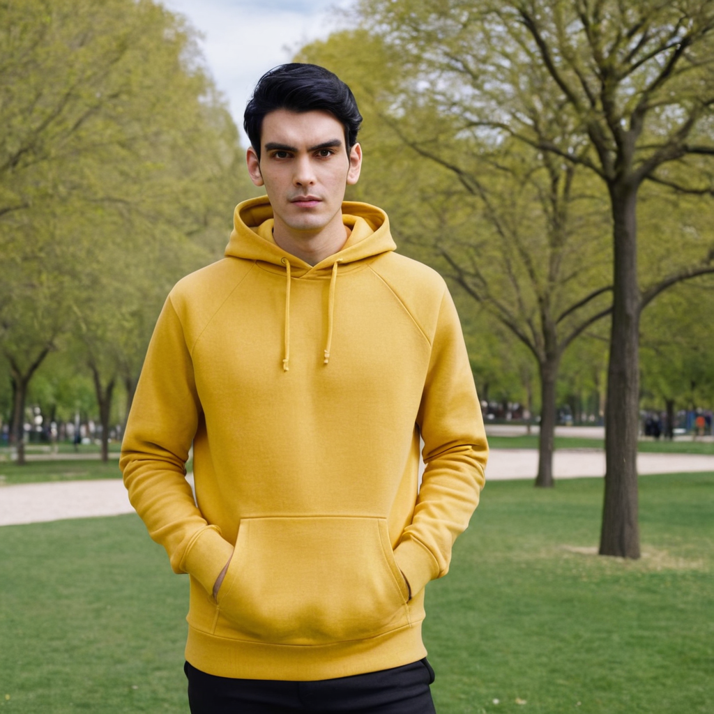 Basic Mustard Yellow Hoodie - Seassons