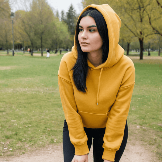 Basic Mustard Yellow Hoodie - Seassons