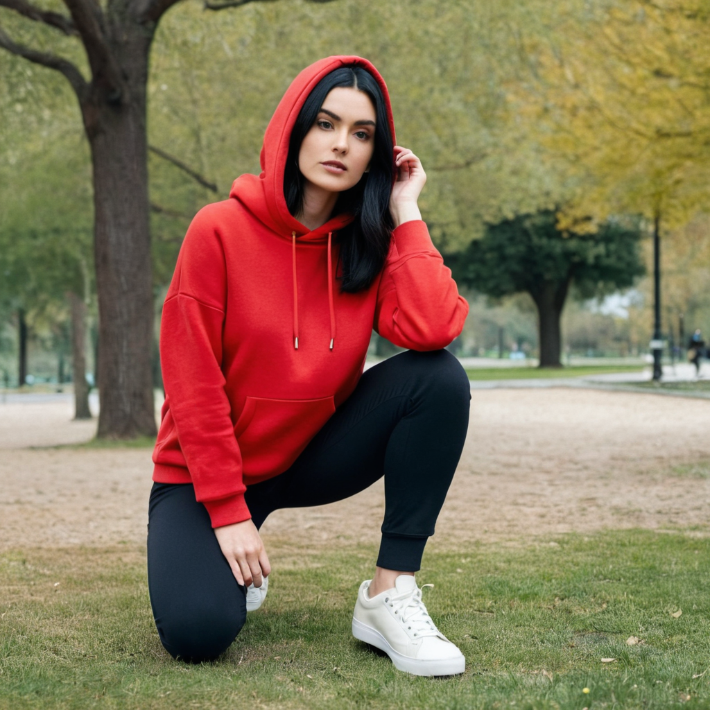 Basic Red Hoodie - Seassons
