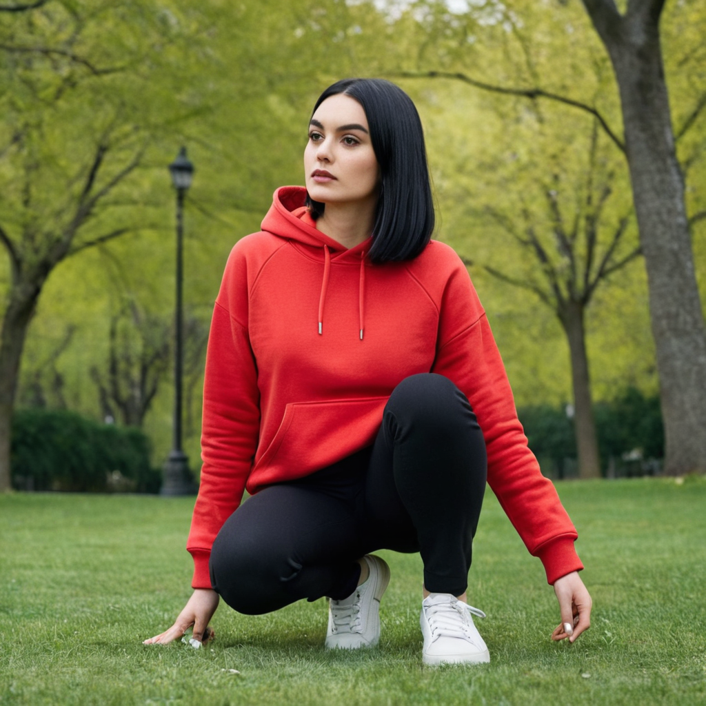 Basic Red Hoodie - Seassons