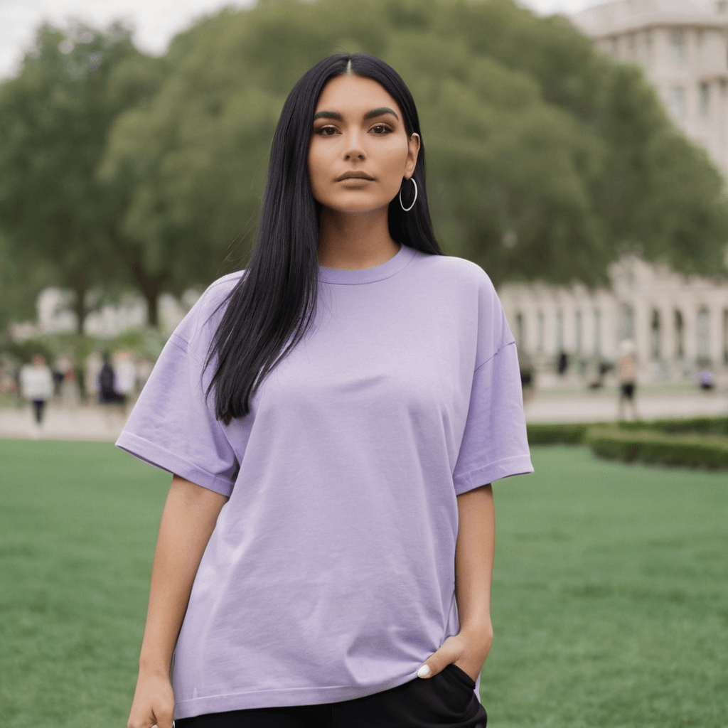 Lavender Oversized Tshirt - Seassons