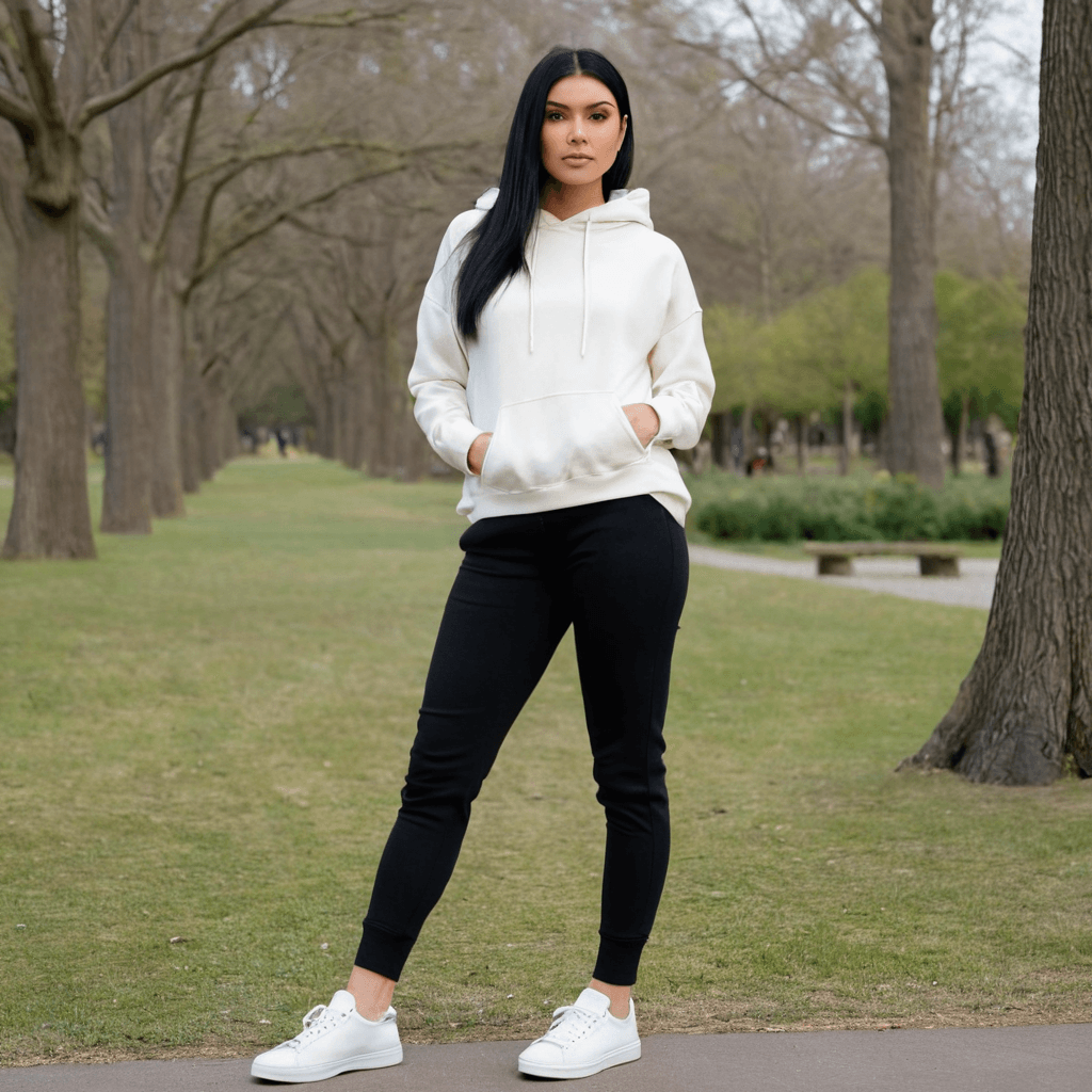 Basic White Hoodie - Seassons