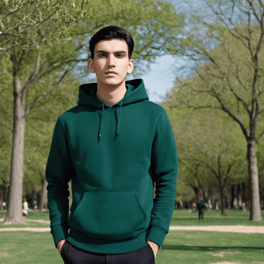 Basic Green Hoodie - Seassons