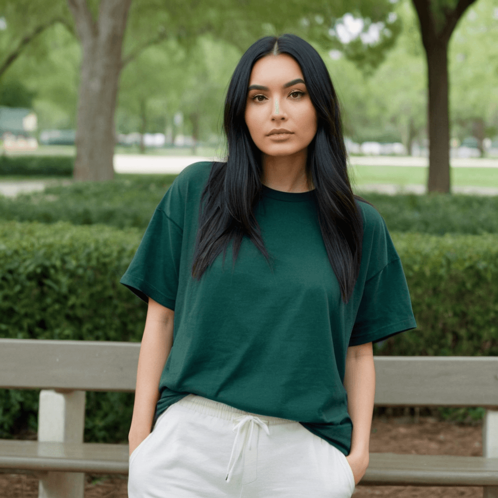 Green Oversized Tshirt - Seassons
