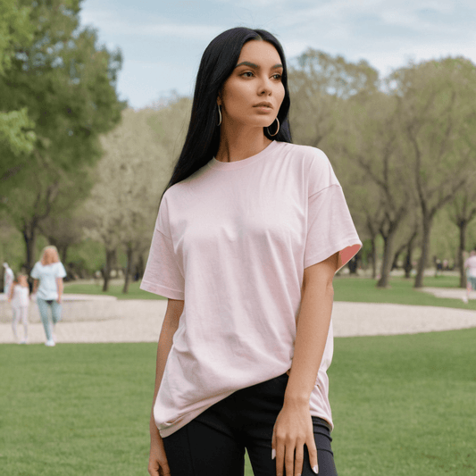 Baby Pink Oversized Tshirt - Seassons