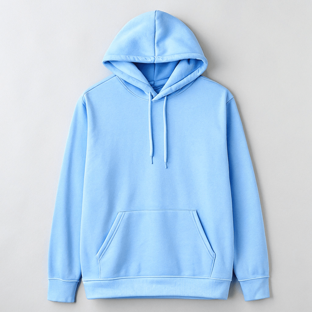 Basic Baby Blue Hoodie - Seassons