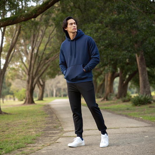 Midnight Blue Oversized Hoodie