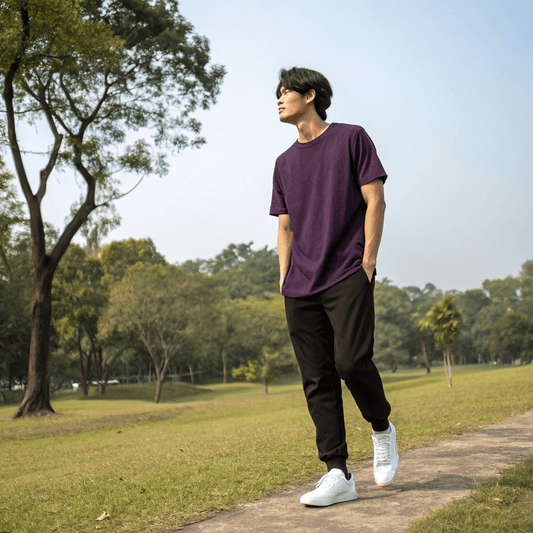 Purple Oversized Tshirt - Seassons