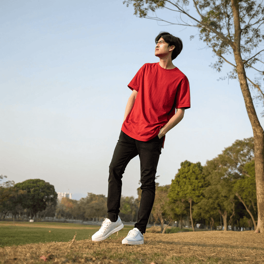 Red Oversized Tshirt - Seassons