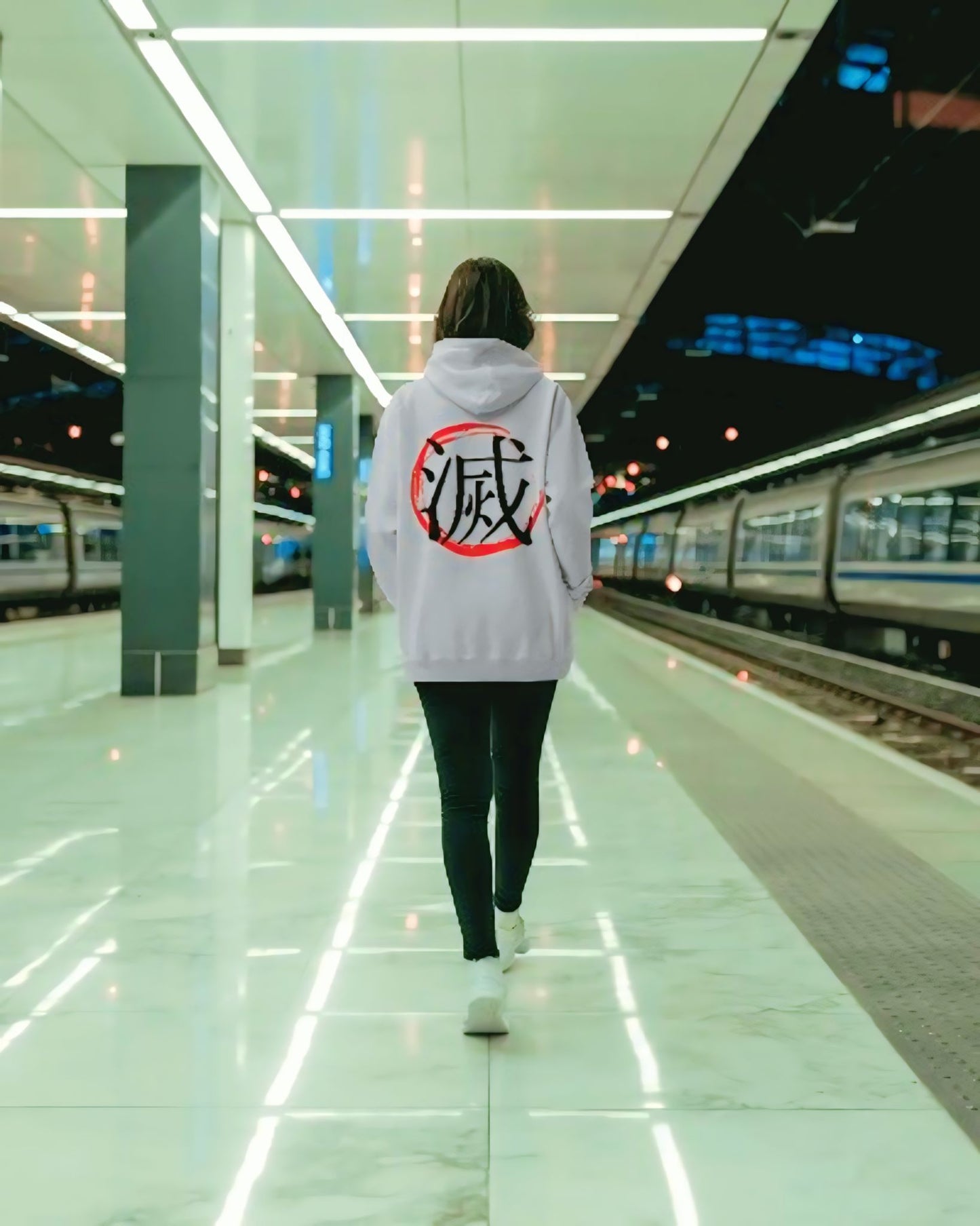 Destroy Kanji Hoodie