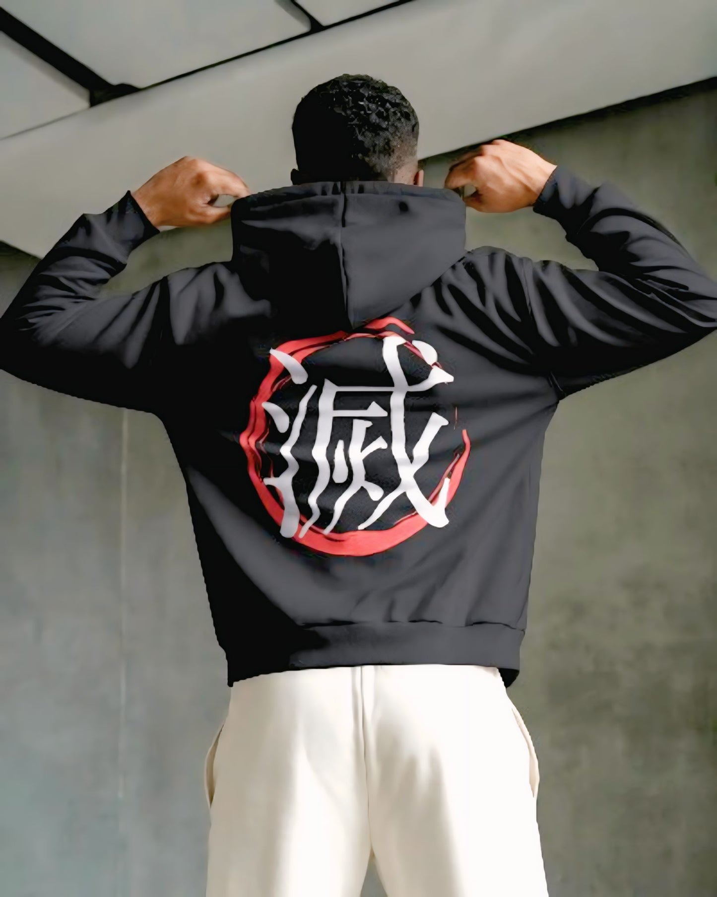 Destroy Kanji Hoodie