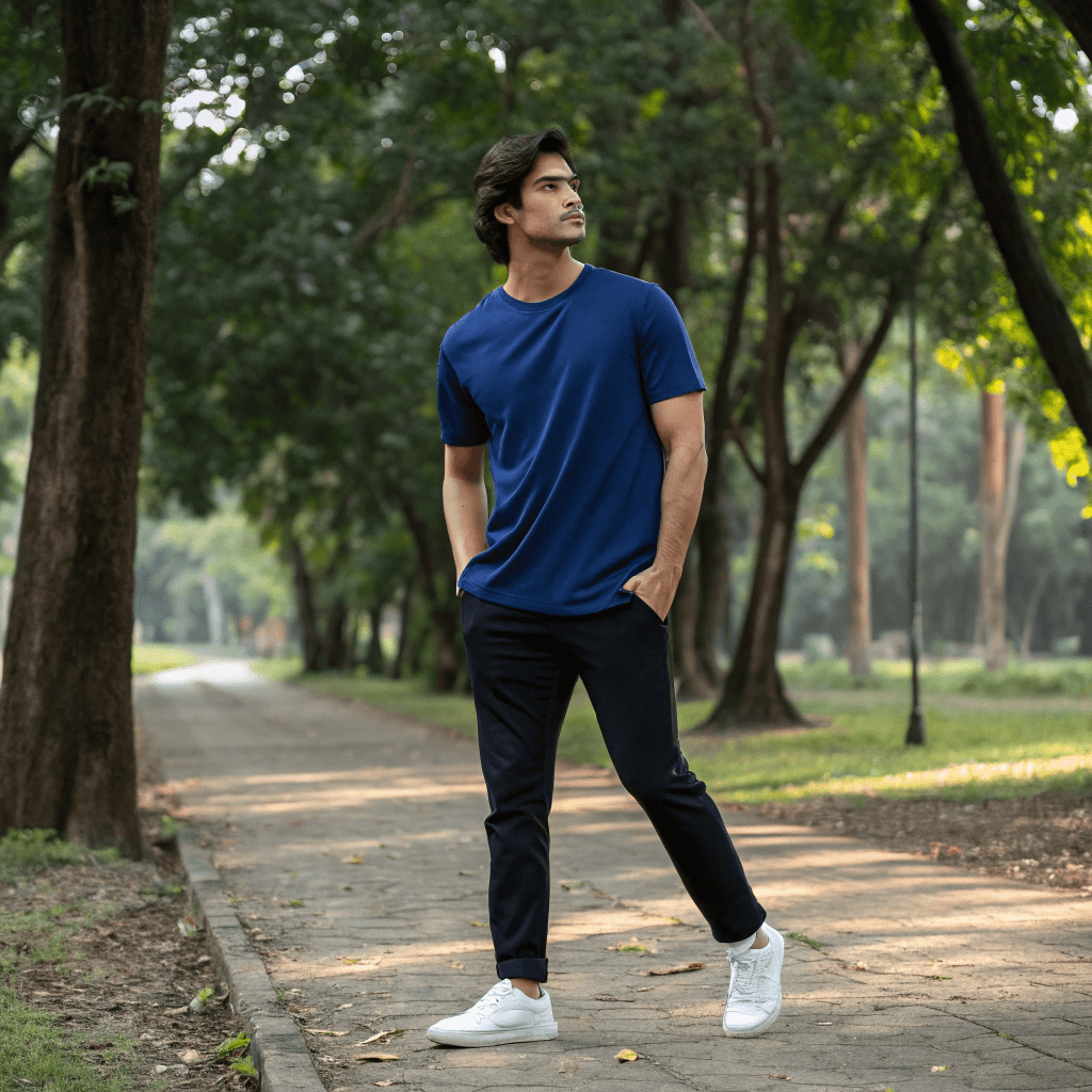 Royal Blue Oversized Tshirt - Seassons