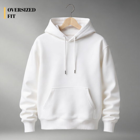 Albino White Oversized Hoodie