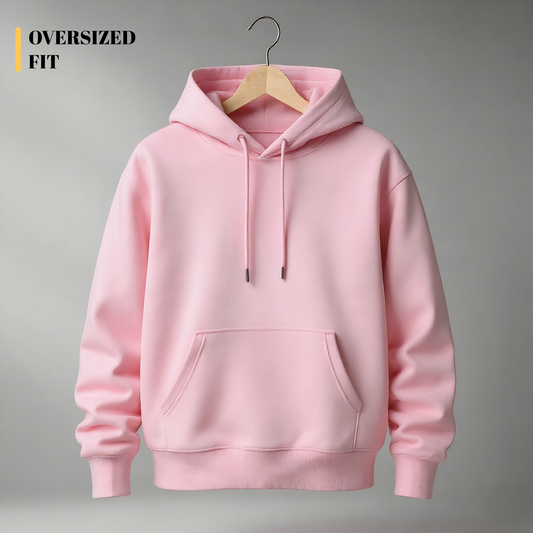 Blush Pink Oversized Hoodie