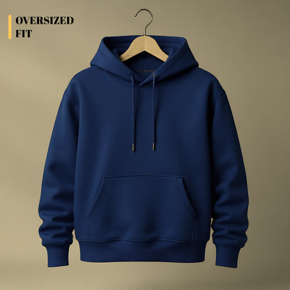 Midnight Blue Oversized Hoodie