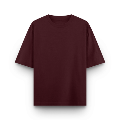Maroon Oversized Tshirt - Seassons