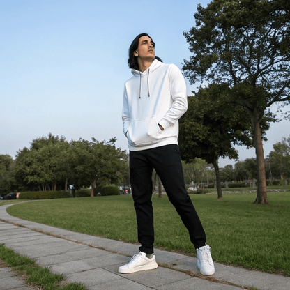 White Oversized Hoodie - Seassons