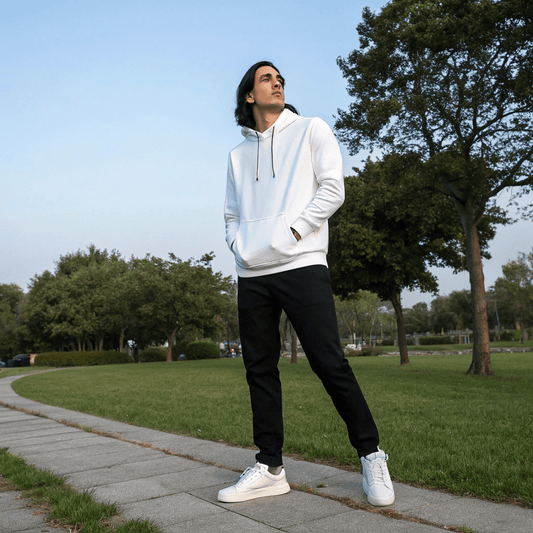 White Oversized Hoodie - Seassons