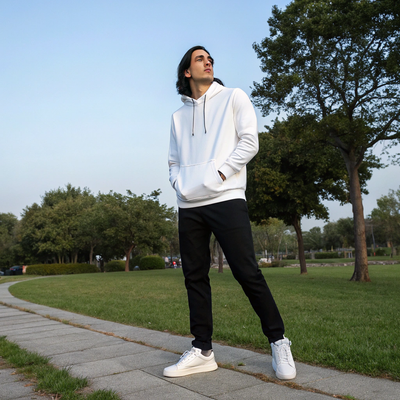 White Oversized Hoodie