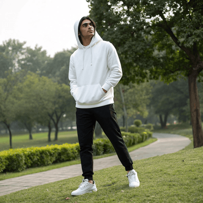 White Oversized Hoodie - Seassons