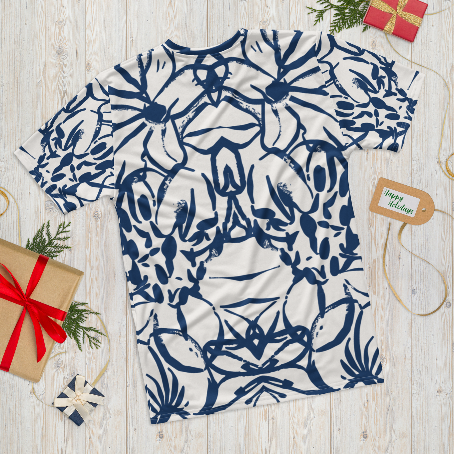 Blue Abstract Tshirt