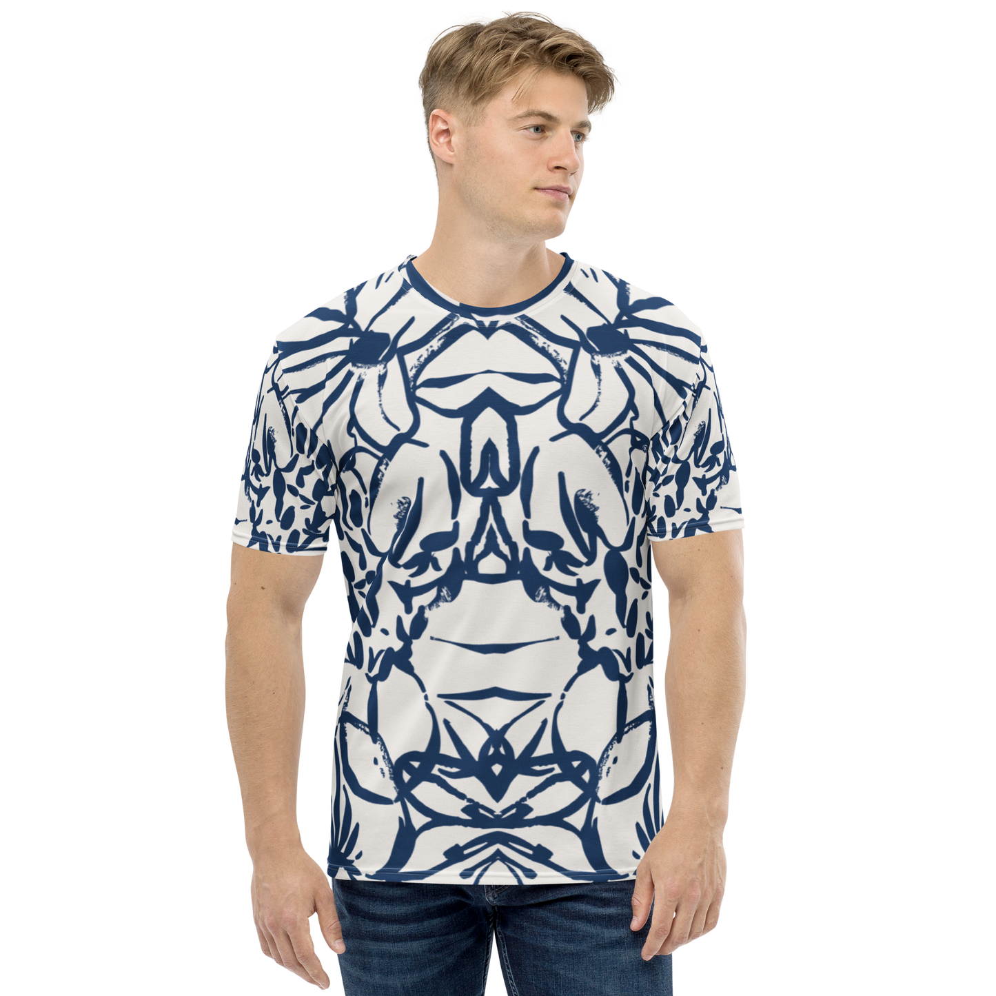 Blue Abstract Tshirt