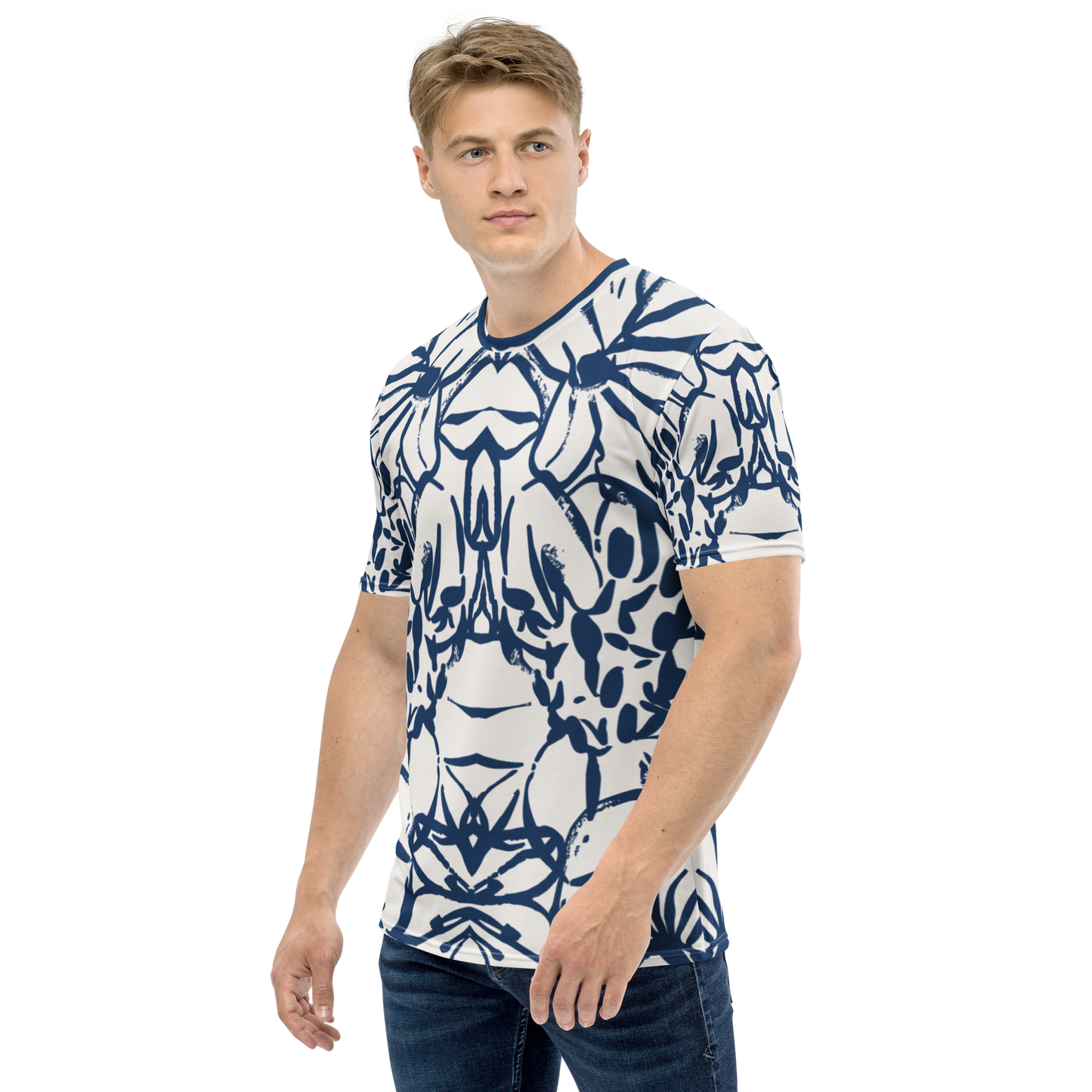 Blue Abstract Tshirt