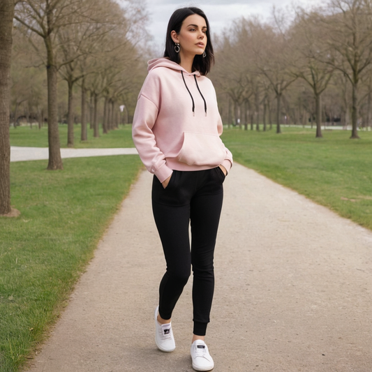 Blush Pink Oversized Hoodie