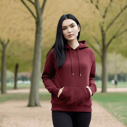 Basic Maroon Hoodie - Seassons