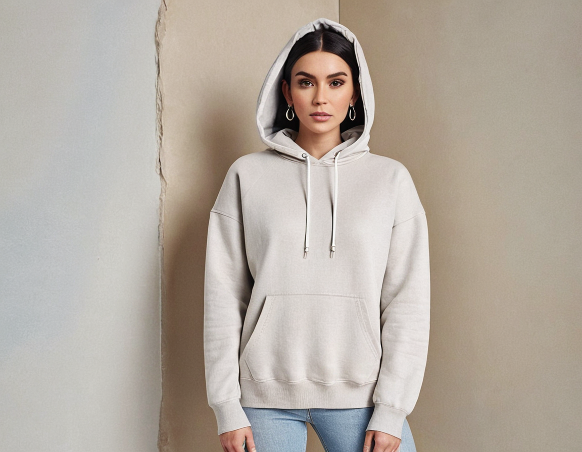 White Oversized Hoodie