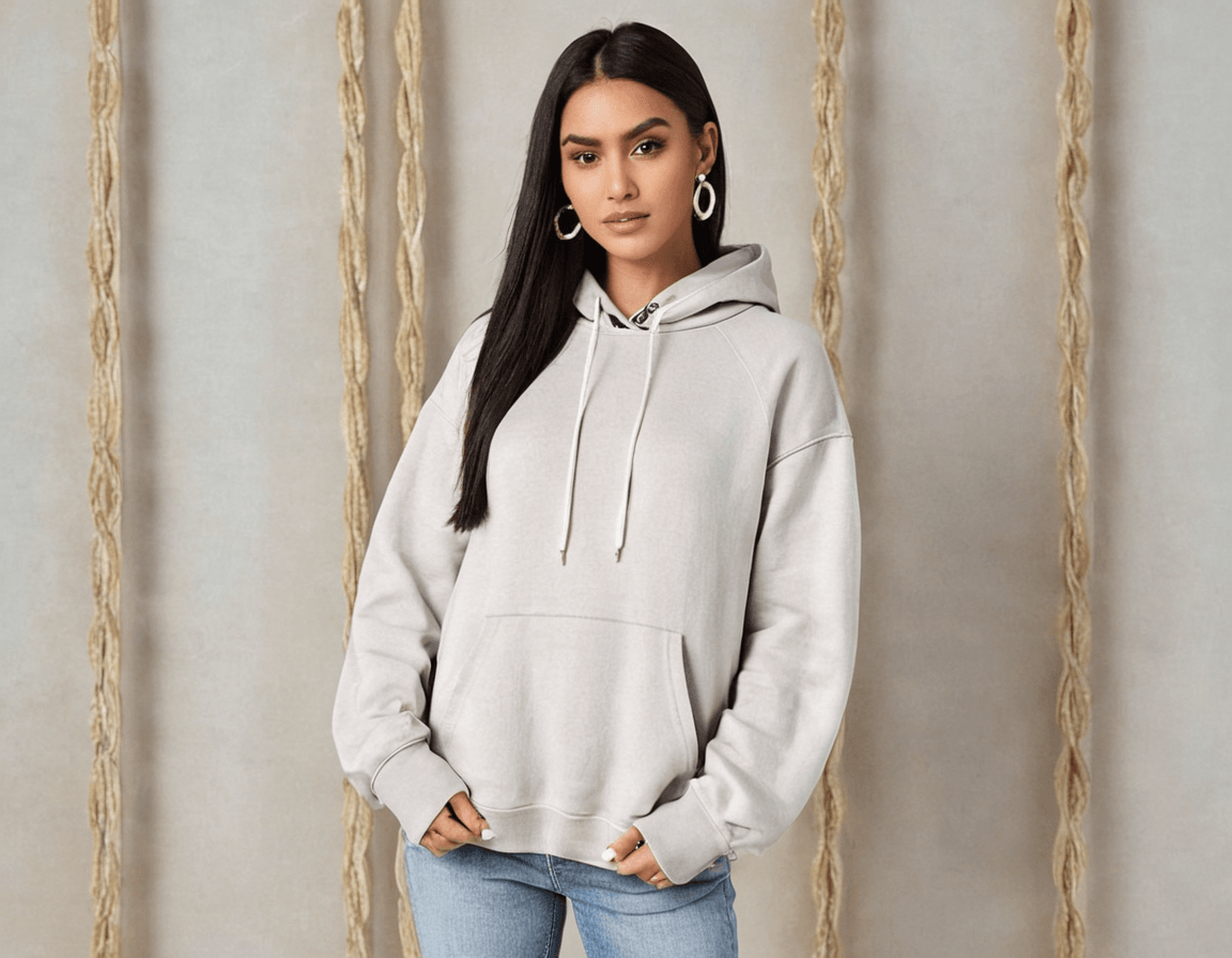 White Oversized Hoodie