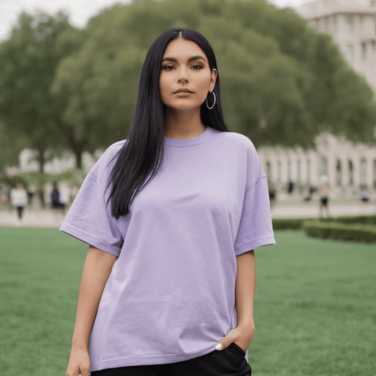 Lavender Oversized Tshirt - Seassons