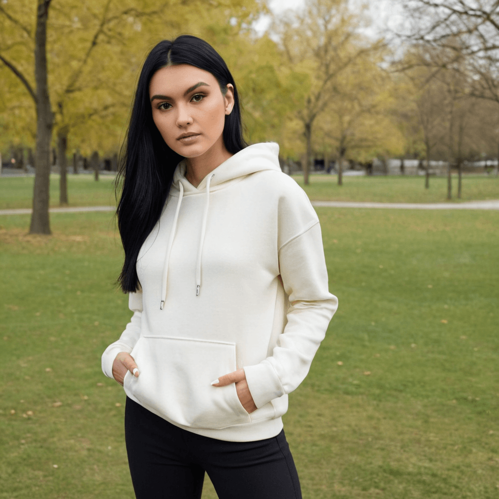 Basic White Hoodie - Seassons