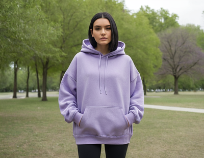 Lavender Oversized Hoodie
