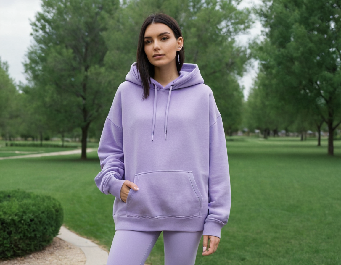Lavender Oversized Hoodie