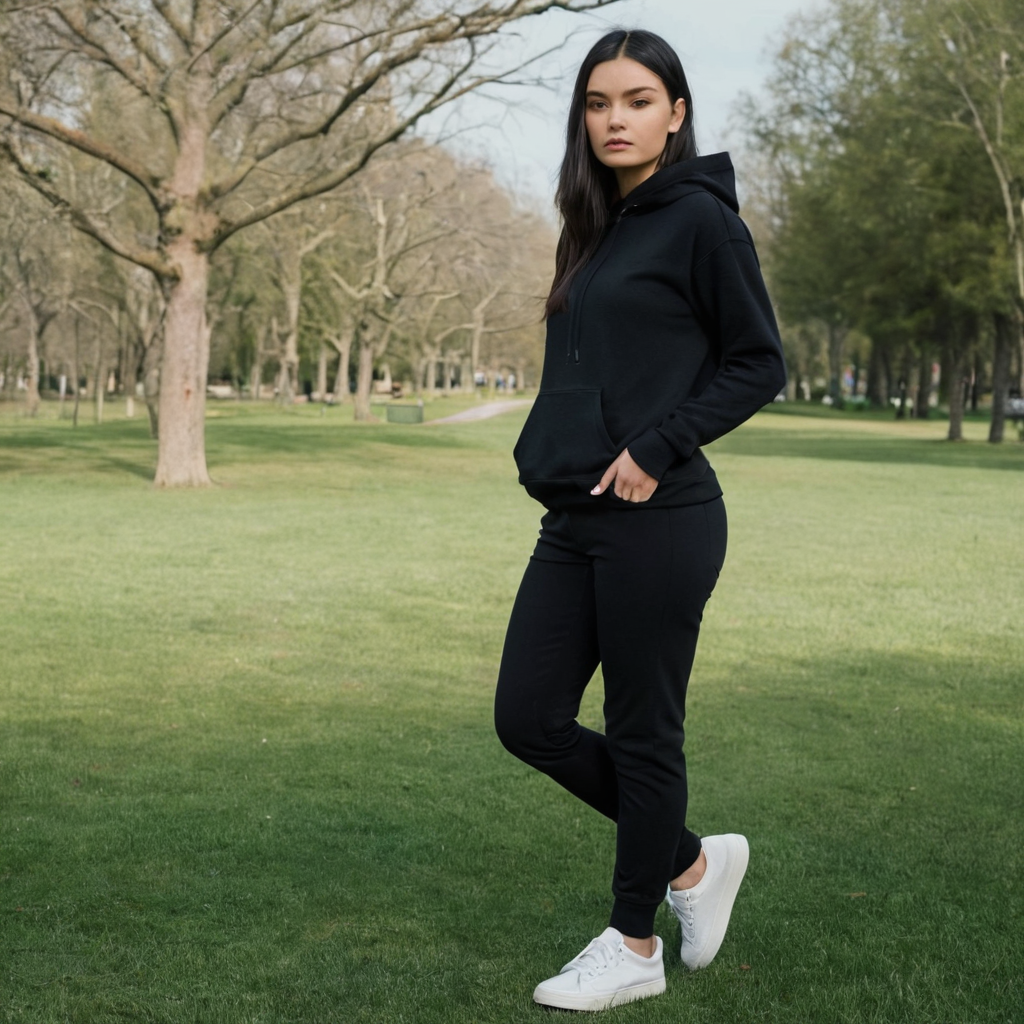 Shadow Black Oversized Hoodie